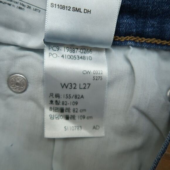 Levi's Jeans Women's Size 32 Blue Mid-Rise Boyfriend 26.5" Inseam Distressed - Picture 10 of 16